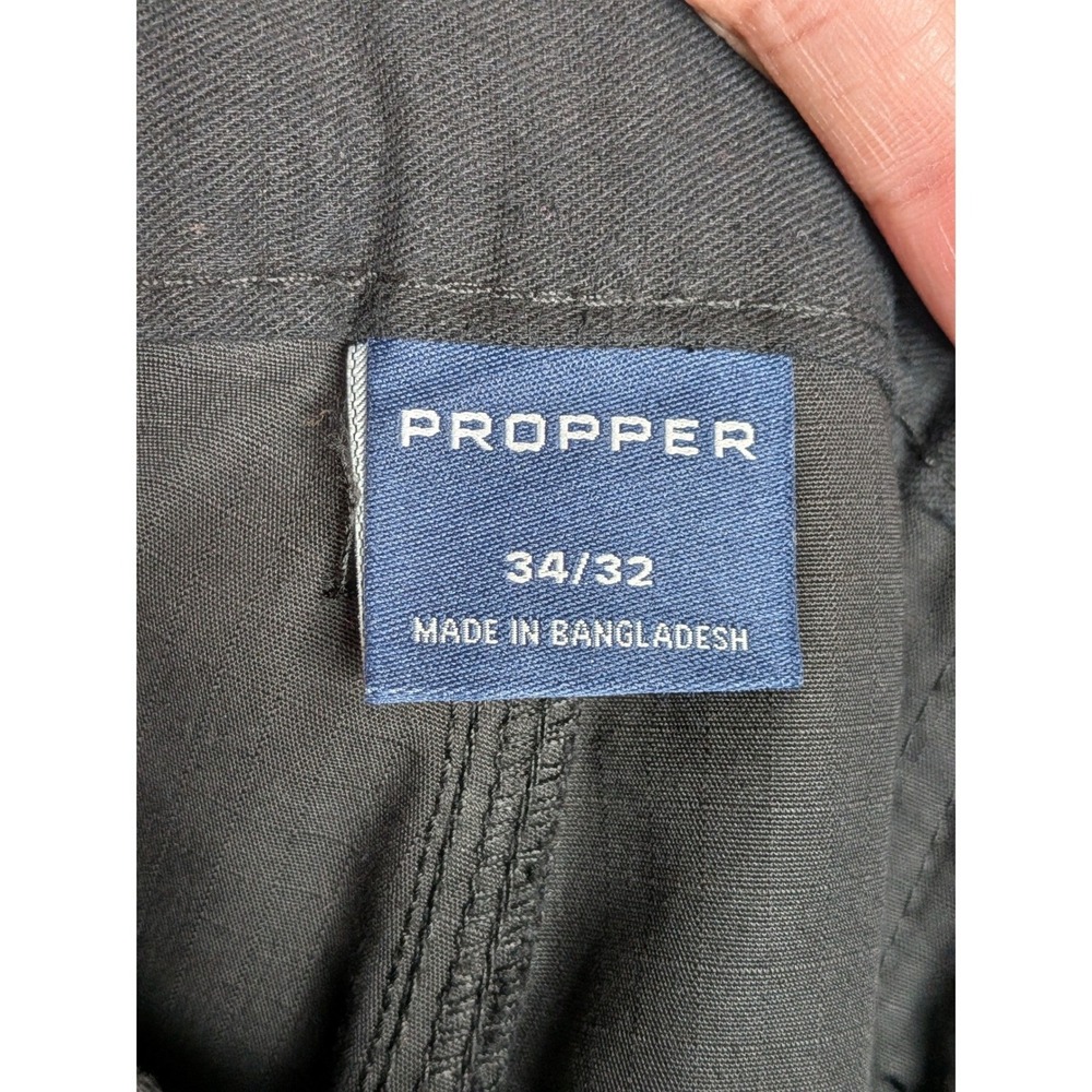 Propper Tactical Cargo Cotton Blend Straight Leg Black 34 x 32 - Picture 8 of 11